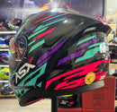 Capacete Sportivo ASX City Arrow Preto, Tifanny e Roxo
