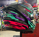 Capacete Sportivo ASX City Arrow Preto, Tifanny e Roxo