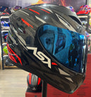 Capacete Sportivo ASX City Arrow Preto, Grafite, Vermelho