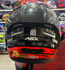 Capacete Sportivo ASX City Arrow Preto, Grafite, Vermelho