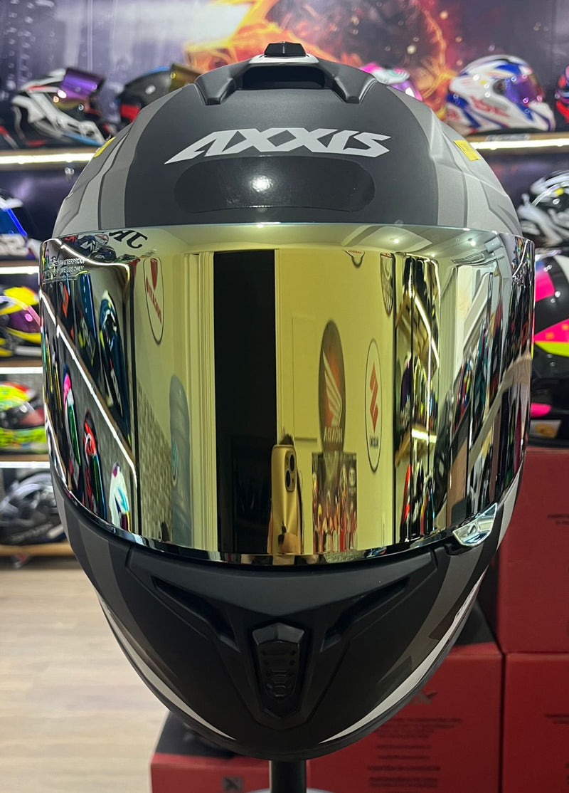 Capacete Axxis Draken Vector Matt, Preto e Branco