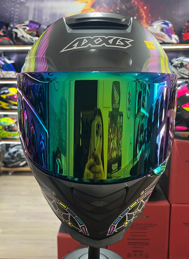 Capacete Axxis Eagle Dreams Filtro dos Sonhos, Preto