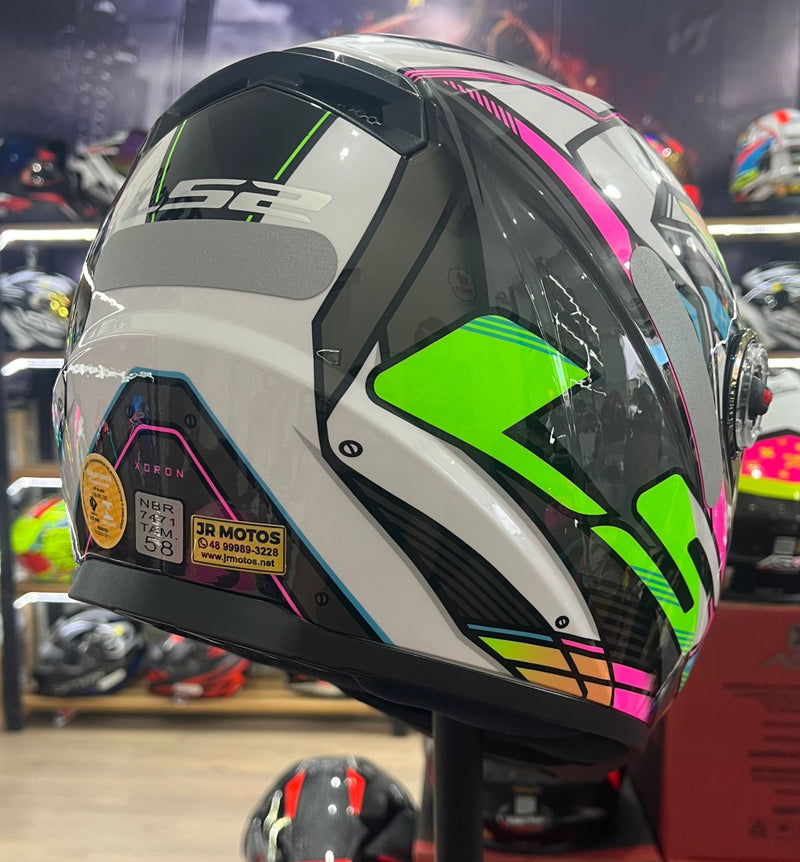 Capacete LS2 FF358 Xdron Rosa