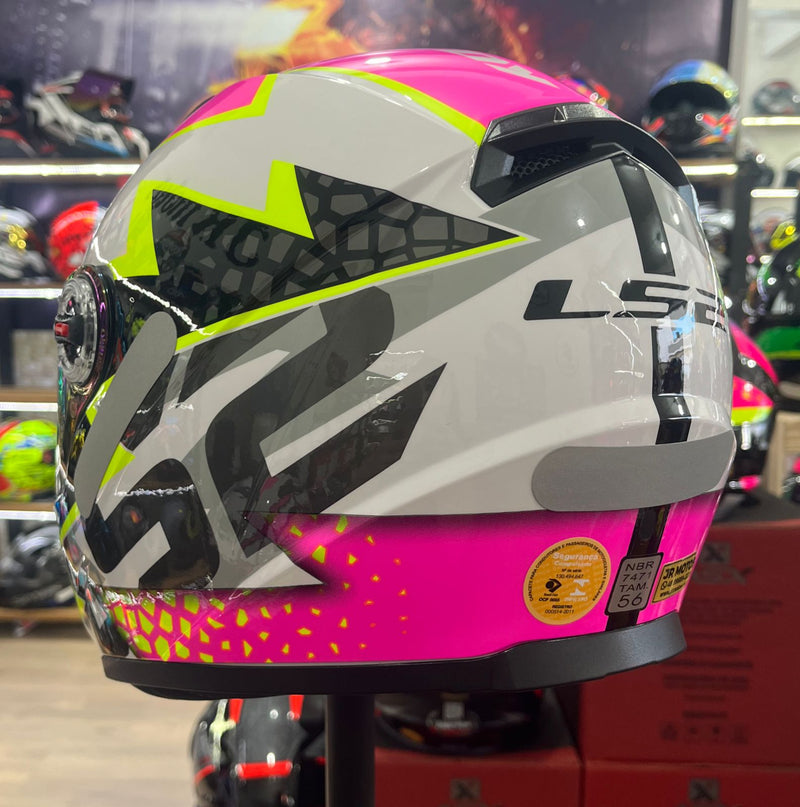 Capacete LS2 FF358 Speedy Rosa