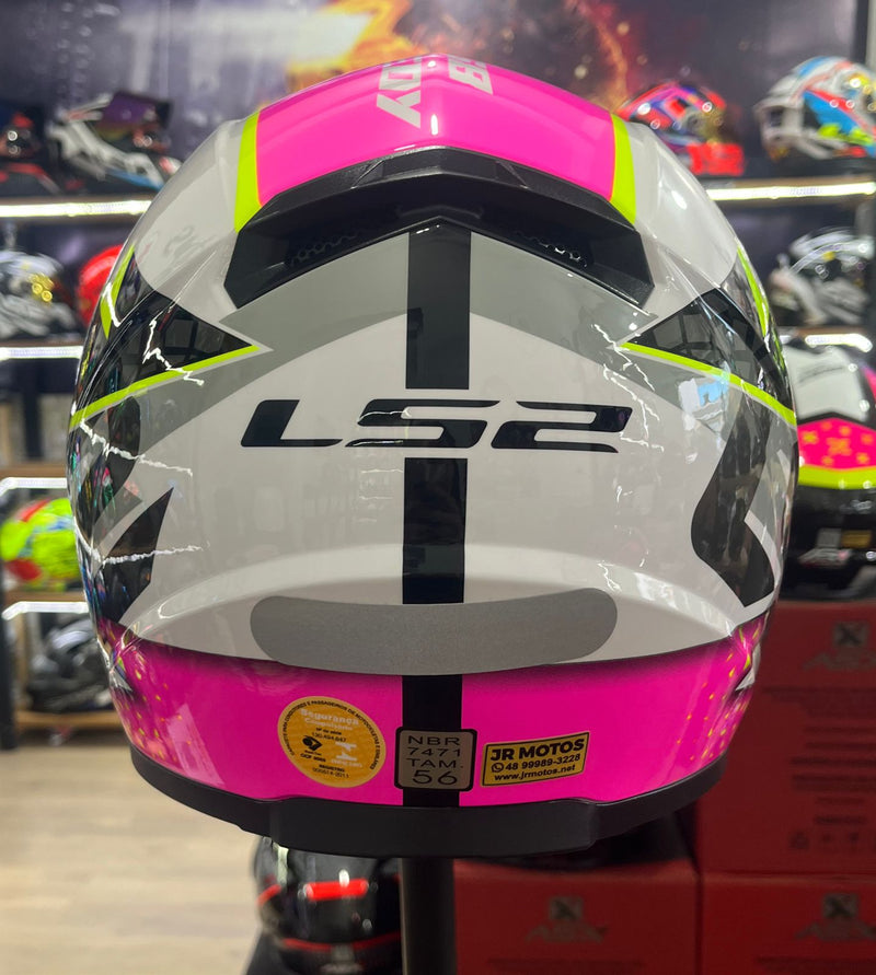 Capacete LS2 FF358 Speedy Rosa