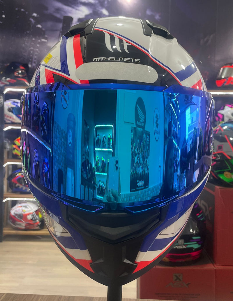 Capacete MT Stinger 2 Grand Prix A7 França