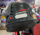 Capacete EBF Automático Solid Preto Brilho