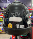 Capacete EBF Automático Solid Preto Brilho
