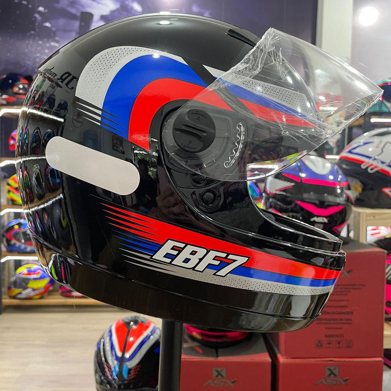 Capacete EBF 7 Line Azul