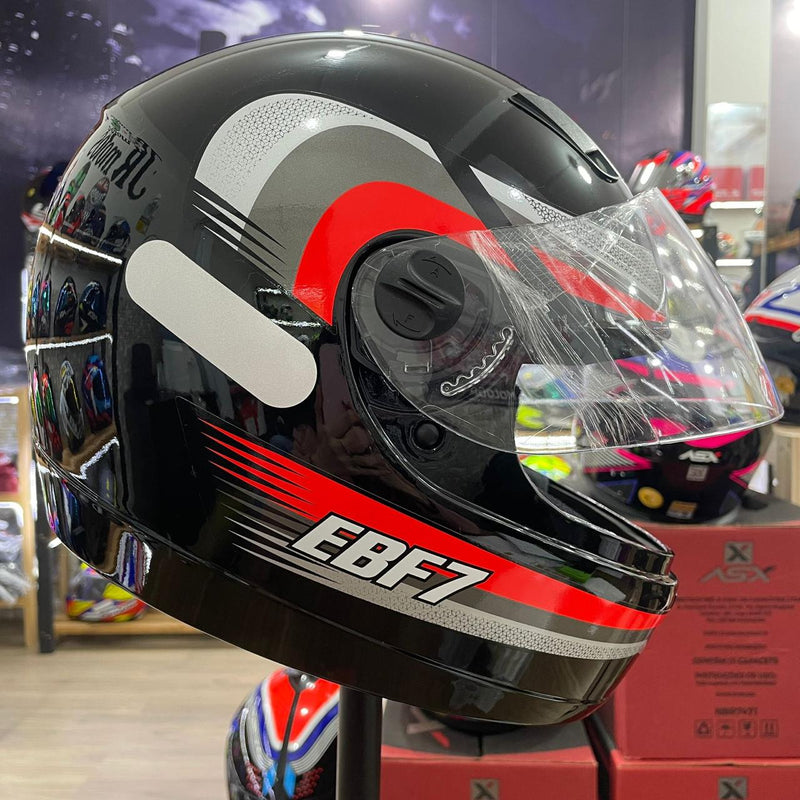 Capacete EBF 7 Line Vermelho