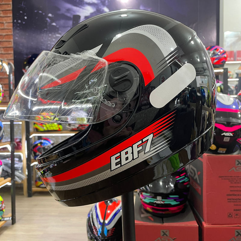 Capacete EBF 7 Line Vermelho