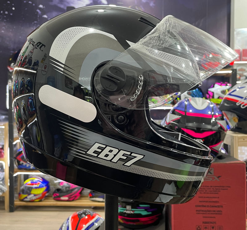 Capacete EBF 7 Line Prata