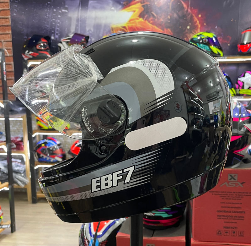 Capacete EBF 7 Line Prata