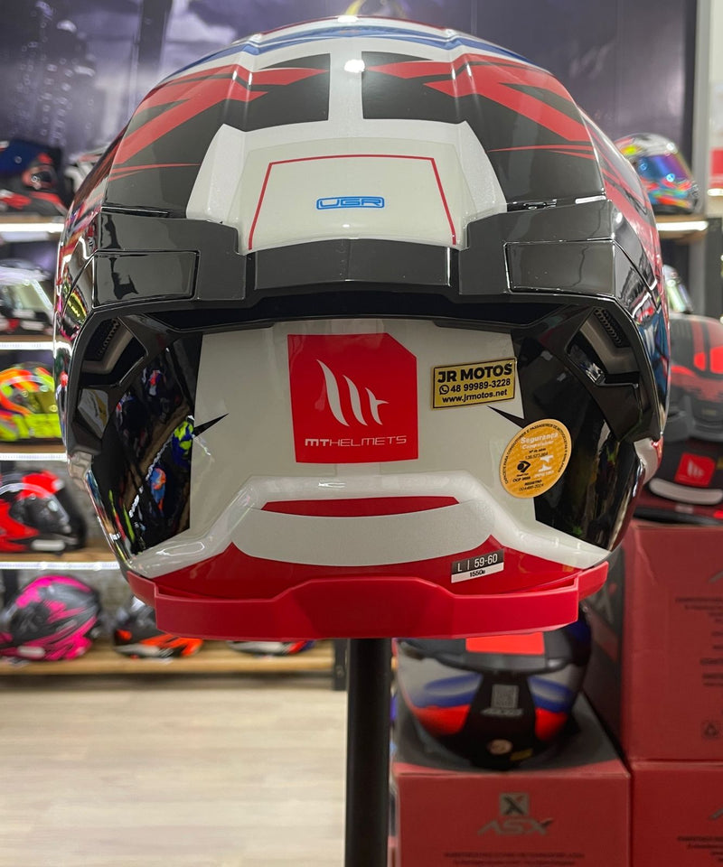 Capacete MT Thunder 4 Mix C4, com óculos interno