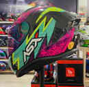 Capacete Sportivo ASX Draken Thunder Rosa
