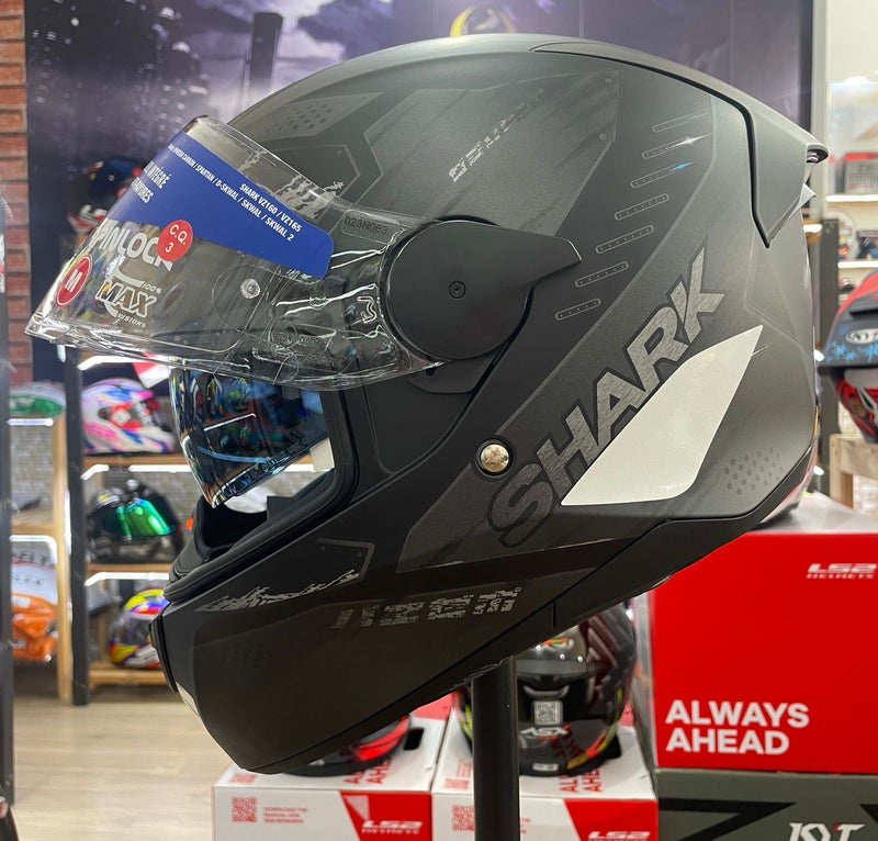 Capacete Shark D-SKWAL 2 Venger KAA, com óculos interno