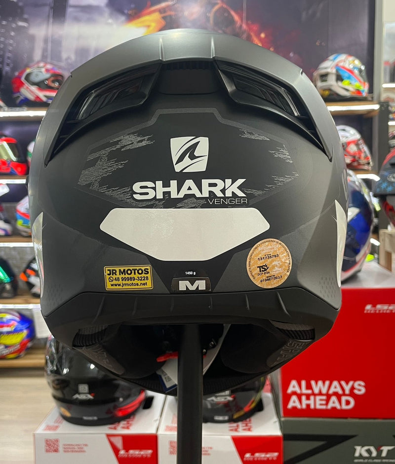 Capacete Shark D-SKWAL 2 Venger KAA, com óculos interno