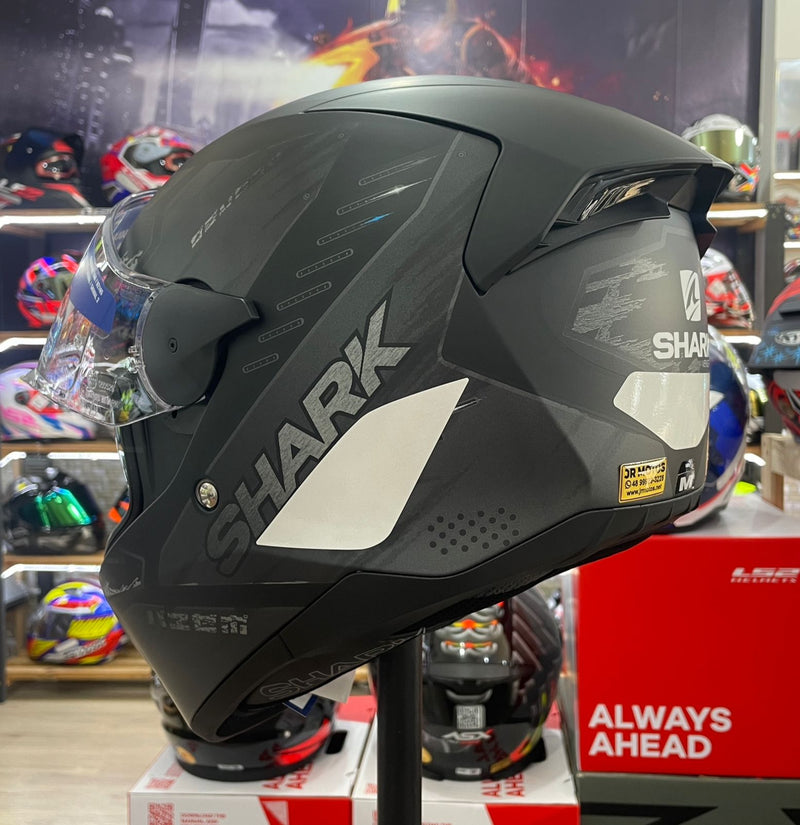 Capacete Shark D-SKWAL 2 Venger KAA, com óculos interno