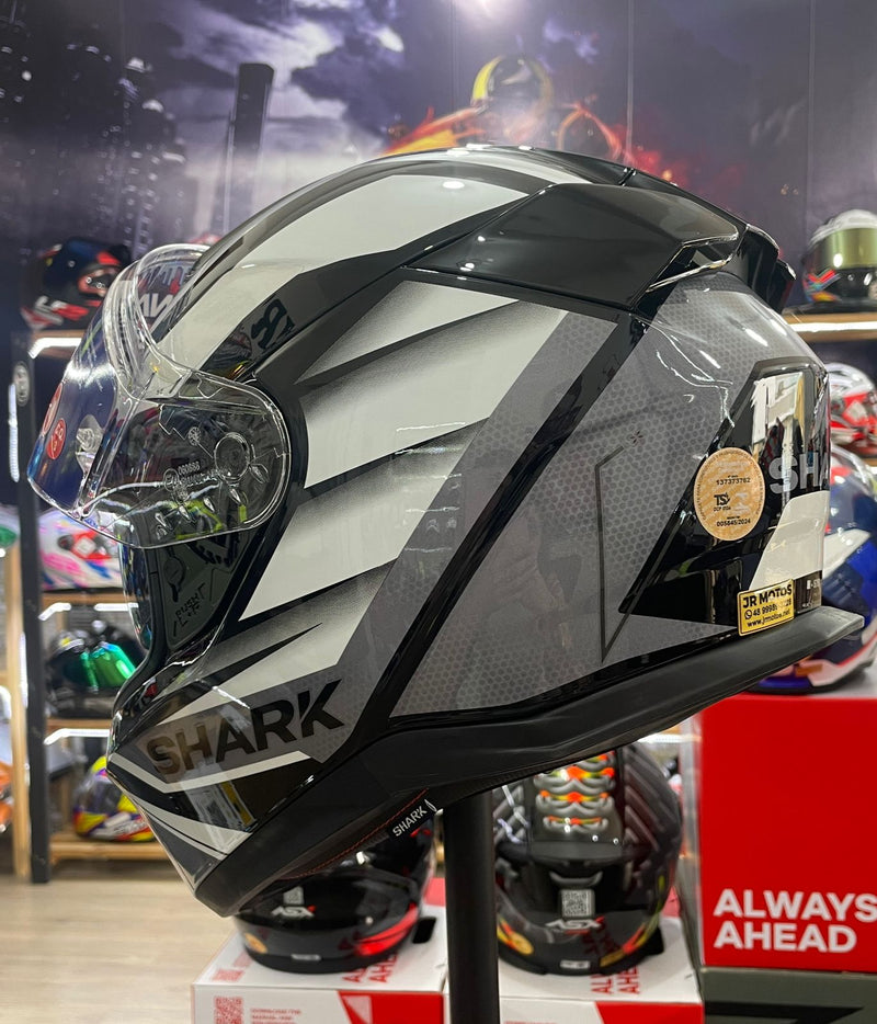 Capacete Shark D-SKWAL 3 SIZLER KWA, com óculos interno