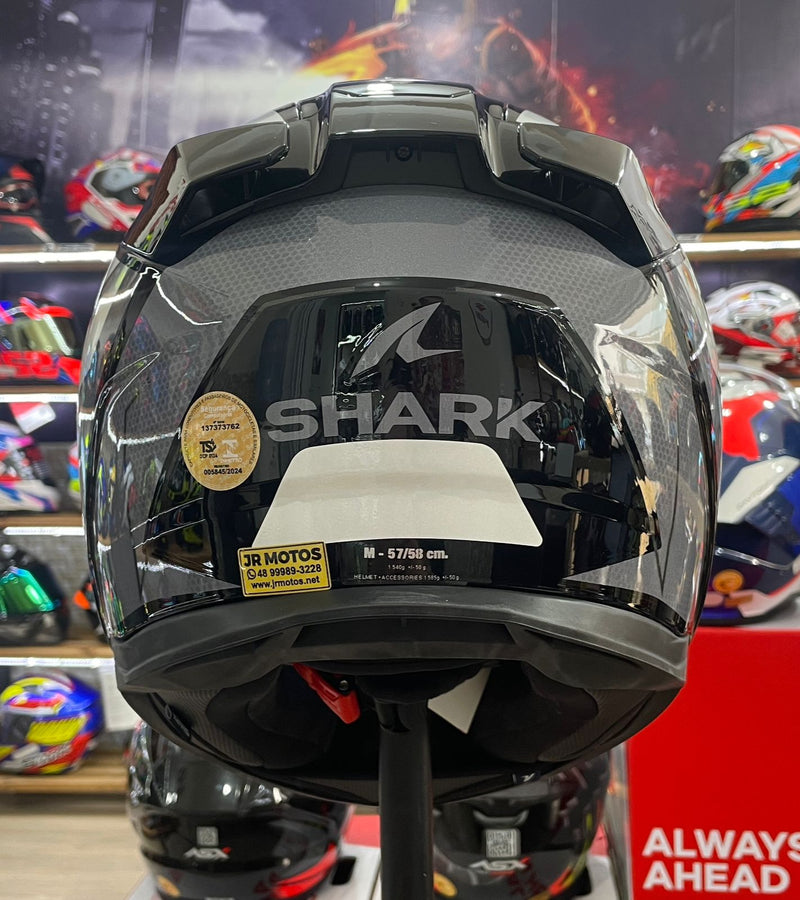 Capacete Shark D-SKWAL 3 SIZLER KWA, com óculos interno