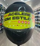 Capacete Escamoteável Peels Preto Fosco