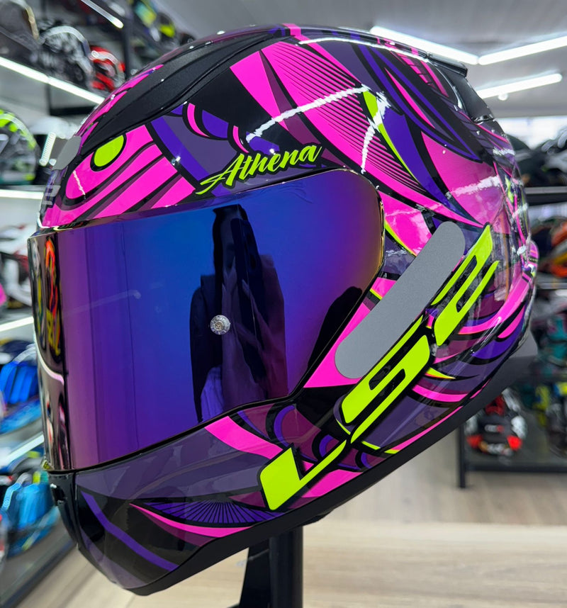 Capacete LS2 FF353 Rapid Athena Pulple