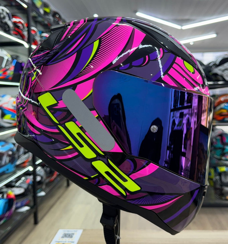 Capacete LS2 FF353 Rapid Athena Pulple