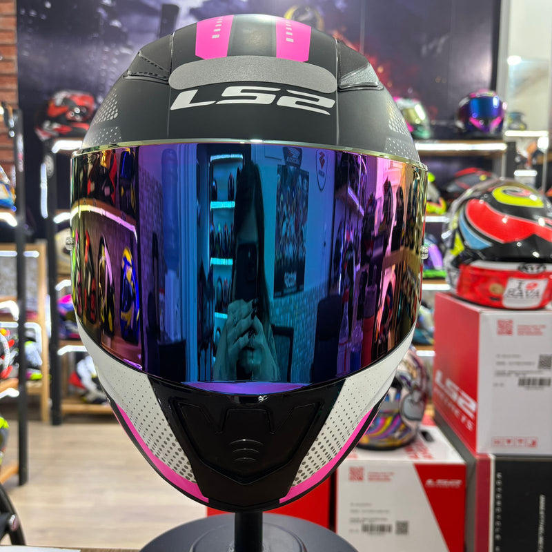 Capacete LS2 FF353 Doom Matte Pink