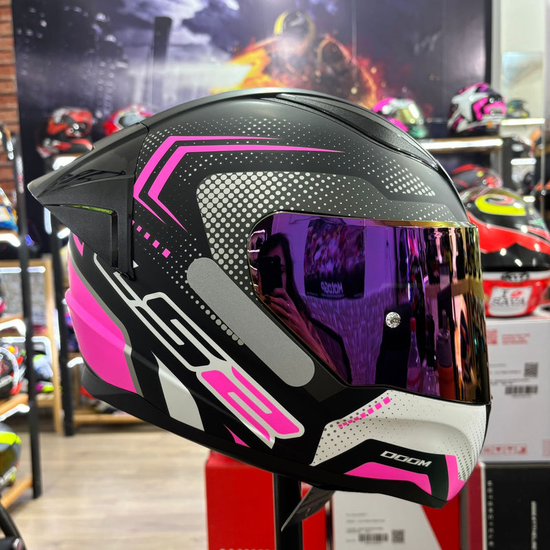 Capacete LS2 FF353 Doom Matte Pink