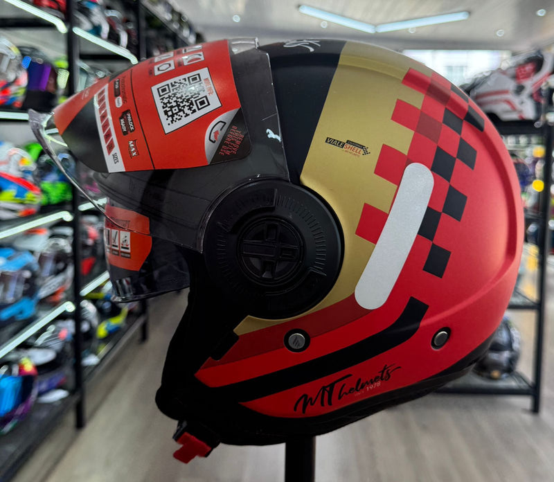 Capacete MT Viale SV California D5 Mate