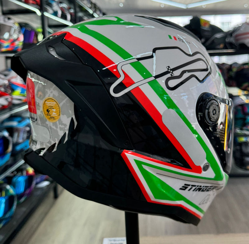 Capacete MT Stinger 2 Grand Prix A0 Italia