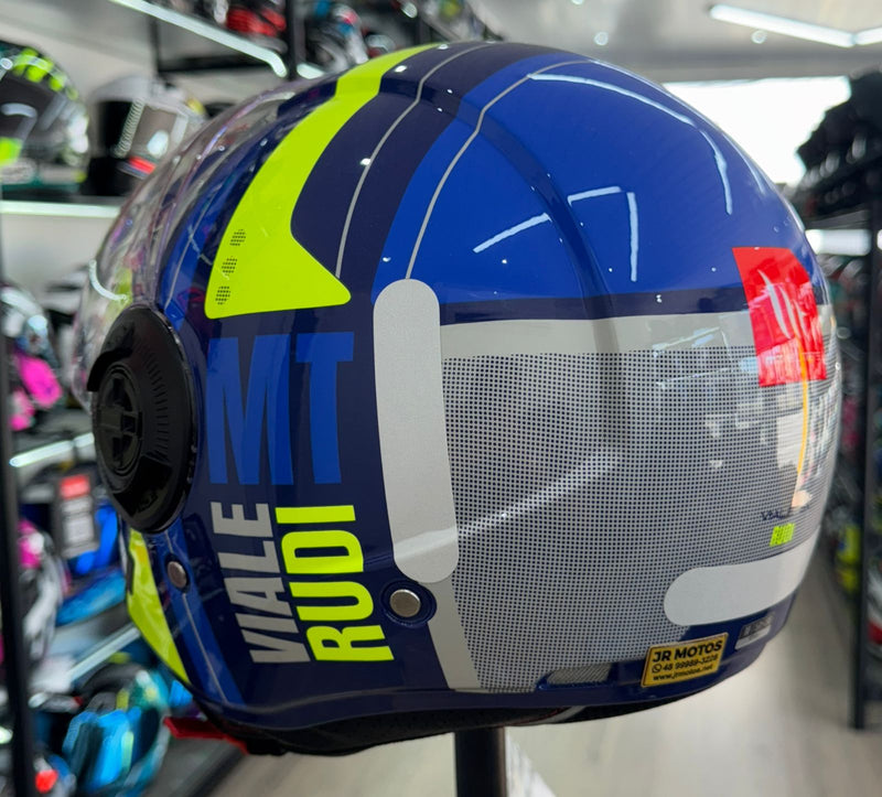 Capacete MT Viale SV Rudi D3 Brilho Fluor