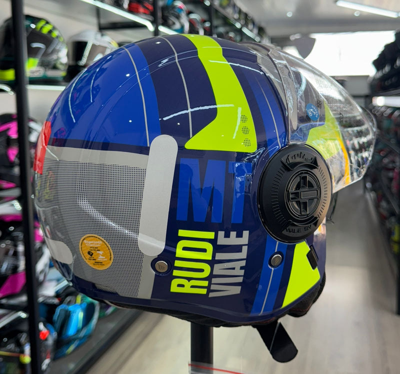 Capacete MT Viale SV Rudi D3 Brilho Fluor