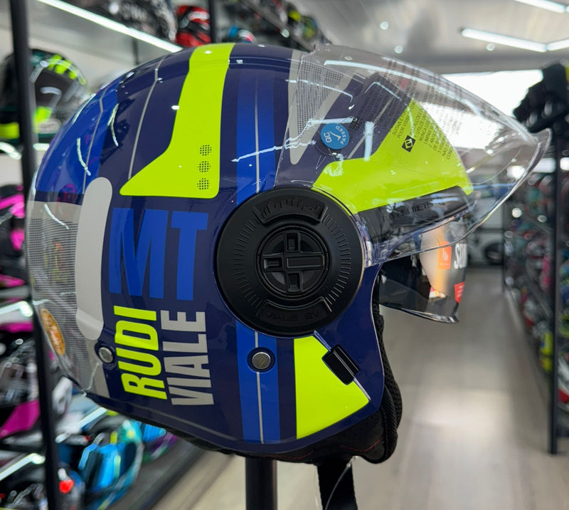 Capacete MT Viale SV Rudi D3 Brilho Fluor