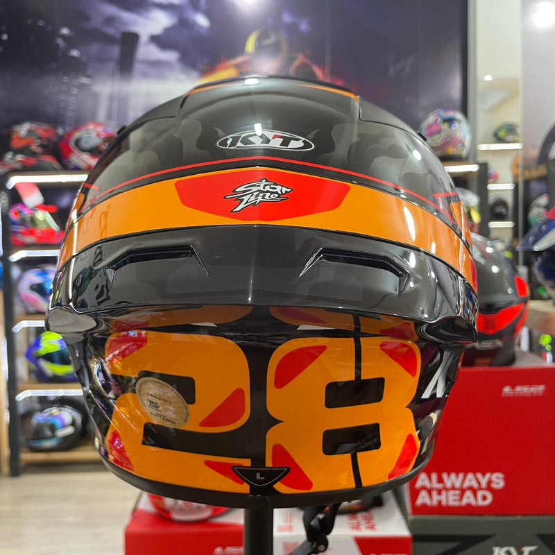 Capacete KYT TT COURSE Antonelli 2022 Aerofólio+Viseira.