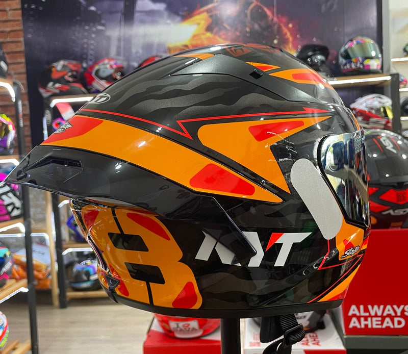 Capacete KYT TT COURSE Antonelli 2022 Aerofólio+Viseira.