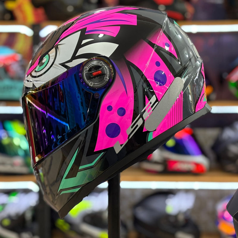 Capacete LS2 FF358 TRIBAL ROSA