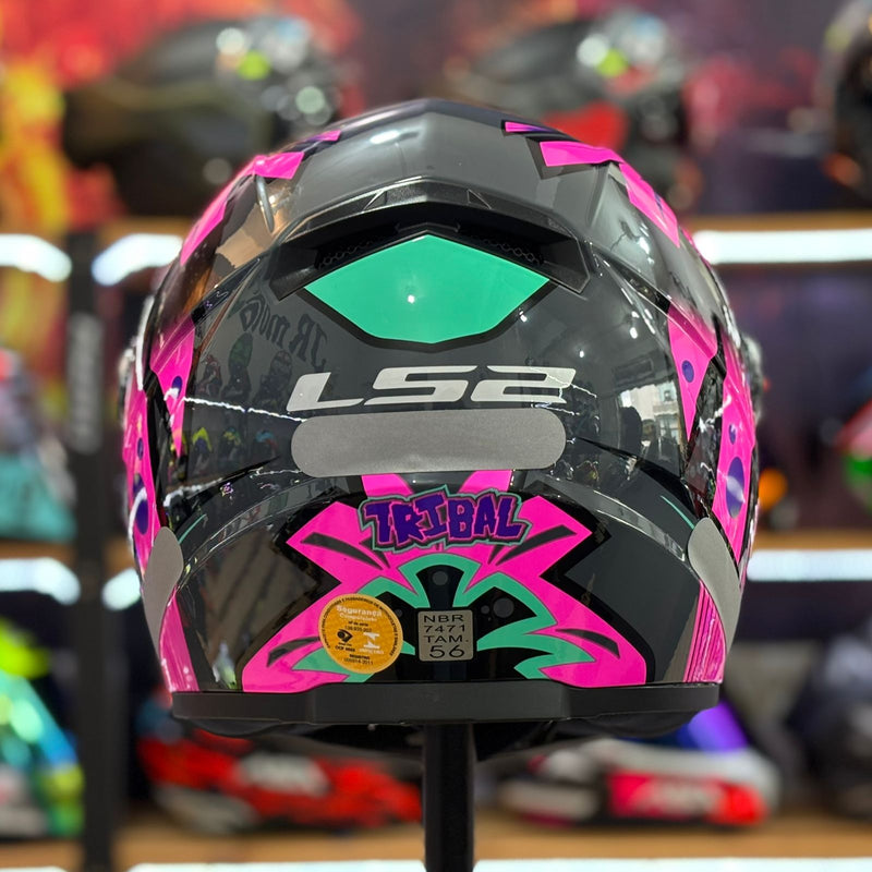 Capacete LS2 FF358 TRIBAL ROSA