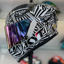 CAPACETE KYT TT COURSE ESPARGARO WINTER TESTE 2020 BRILHO
