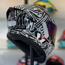 CAPACETE KYT TT COURSE ESPARGARO WINTER TESTE 2020 BRILHO