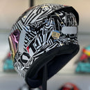 CAPACETE KYT TT COURSE ESPARGARO WINTER TESTE 2020 BRILHO