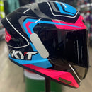 CAPACETE KYT TT COURSE OVERTCH BLACK PINK