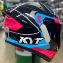 CAPACETE KYT TT COURSE OVERTCH BLACK PINK