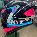 CAPACETE KYT TT COURSE OVERTCH BLACK PINK