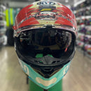 Capacete KYT R2R Max Foggia Mugello com óculos interno