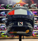 Capacete ASX DRAKEN PILOT BRILHO AZUL BRANCO VERM