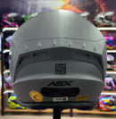 CAPACETE ASX DRAKEN SOLID FOSCO CINZA