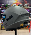 CAPACETE ASX DRAKEN SOLID FOSCO CINZA