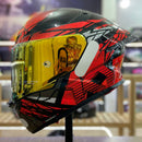 Capacete KYT  TT REVO COBUSTION RED