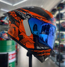 Capacete KYT TT REVO COBUSTION ORANGE